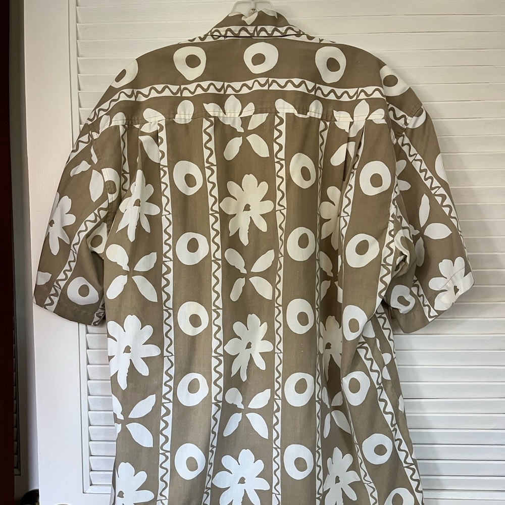 Mens OP Tropical Button Shirt
